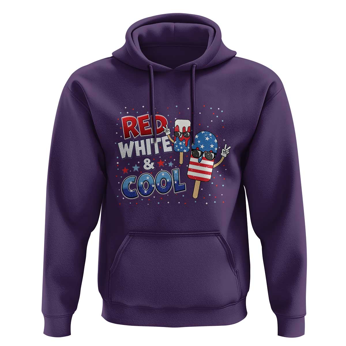 American Flag Popsicle Hoodie Red White And Cool
