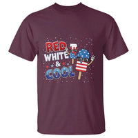 American Flag Popsicle T Shirt Red White And Cool