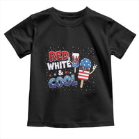 American Flag Popsicle Toddler T Shirt Red White And Cool