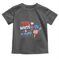 American Flag Popsicle Toddler T Shirt Red White And Cool