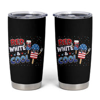 American Flag Popsicle Tumbler Cup Red White And Cool