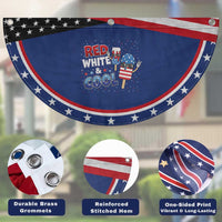 American Flag Popsicle Patriotic Fan Flag Red White And Cool