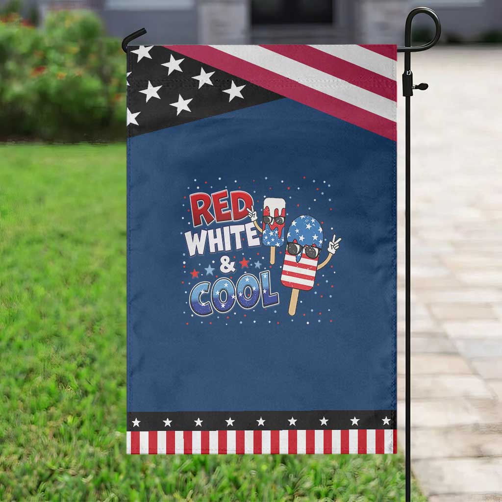 American Flag Popsicle Patriotic Garden Flag Red White And Cool