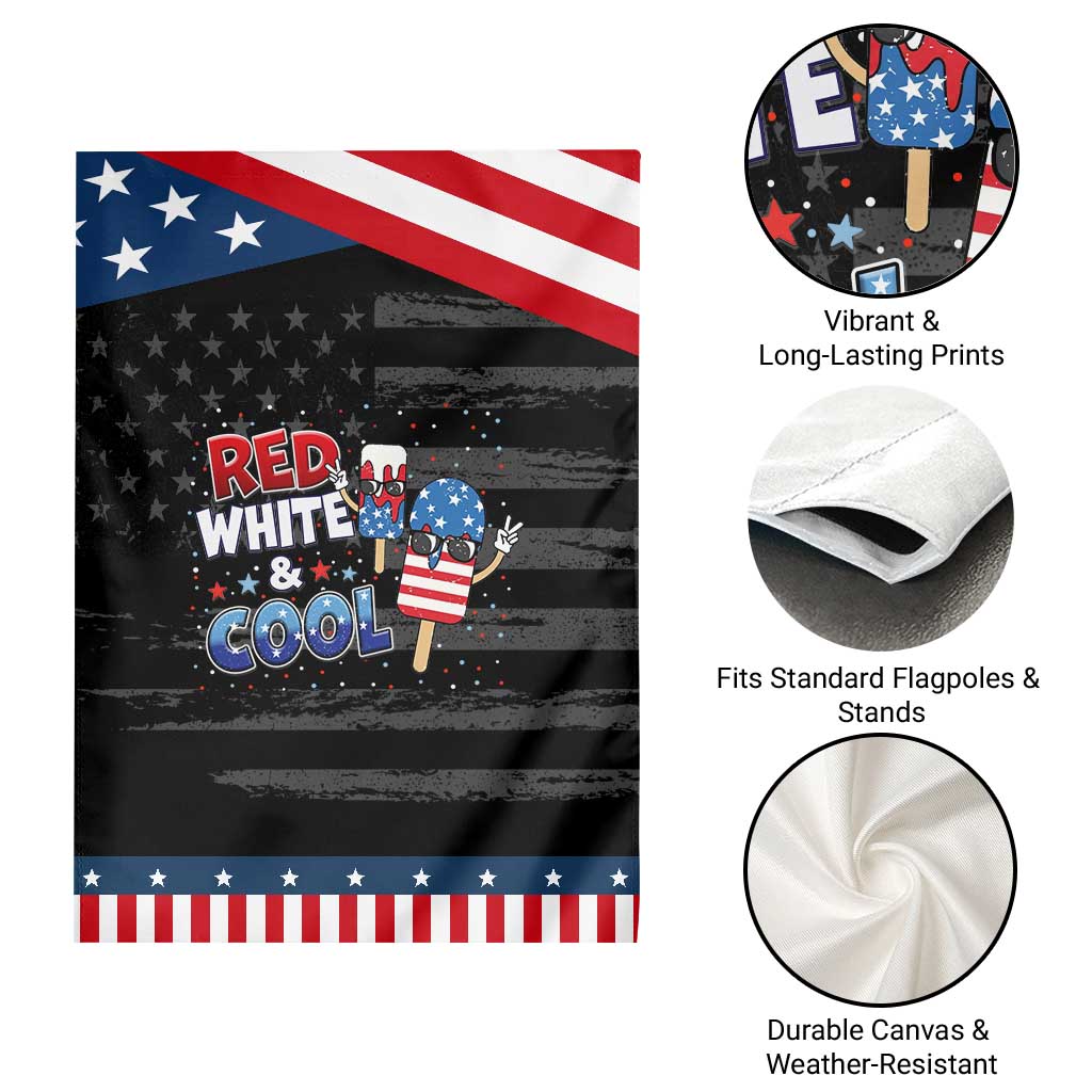 American Flag Popsicle Patriotic Garden Flag Red White And Cool