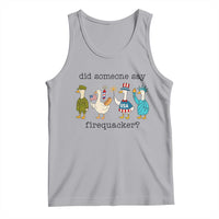 Funny Duck 4th Of July Tank Top Did Someone Say Firequacker