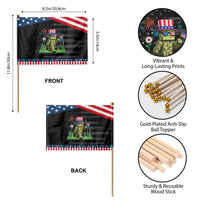 4th Of July Gamer Patriotic Handheld Flag Pixel Art US Flag Gaming