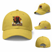 Funny Giant Cat Monster Roaring Tokyo Japan Baseball Cap