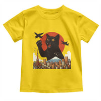 Catzilla Toddler T Shirt Funny Giant Cat Monster Roaring Tokyo Japan - Wonder Print Shop