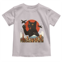 Catzilla Toddler T Shirt Funny Giant Cat Monster Roaring Tokyo Japan - Wonder Print Shop