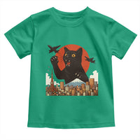 Catzilla Toddler T Shirt Funny Giant Cat Monster Roaring Tokyo Japan - Wonder Print Shop