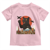 Catzilla Toddler T Shirt Funny Giant Cat Monster Roaring Tokyo Japan - Wonder Print Shop