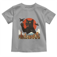 Catzilla Toddler T Shirt Funny Giant Cat Monster Roaring Tokyo Japan - Wonder Print Shop