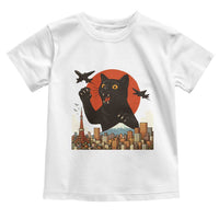 Catzilla Toddler T Shirt Funny Giant Cat Monster Roaring Tokyo Japan - Wonder Print Shop