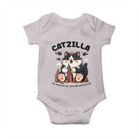 Cute Catzilla Baby Onesie The Ruler Of All Cute And Destructive Funny - Wonder Print Shop