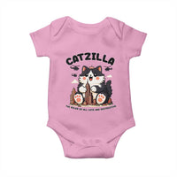 Cute Catzilla Baby Onesie The Ruler Of All Cute And Destructive Funny - Wonder Print Shop