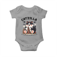 Cute Catzilla Baby Onesie The Ruler Of All Cute And Destructive Funny - Wonder Print Shop
