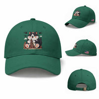 Funny Giant Cat Monster Invades City Baseball Cap Cat Lover Gift