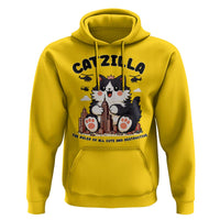 Cute Catzilla Hoodie The Ruler Of All Cute And Destructive Funny - Wonder Print Shop