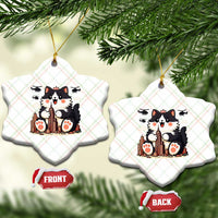 Cute Catzilla Ceramic Ornament The Ruler Of All Cute And Destructive Funny - Wonder Print Shop