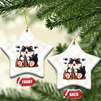 Cute Catzilla Ceramic Ornament The Ruler Of All Cute And Destructive Funny - Wonder Print Shop
