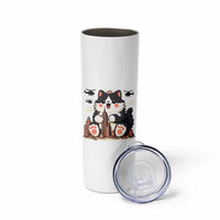 Cute Catzilla Skinny Tumbler The Ruler Of All Cute And Destructive Funny