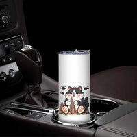 Cute Catzilla Skinny Tumbler The Ruler Of All Cute And Destructive Funny