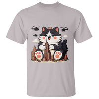 Cute Catzilla T Shirt The Ruler Of All Cute And Destructive Funny - Wonder Print Shop