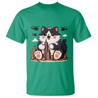 Cute Catzilla T Shirt The Ruler Of All Cute And Destructive Funny - Wonder Print Shop