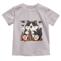 Cute Catzilla Toddler T Shirt The Ruler Of All Cute And Destructive Funny - Wonder Print Shop