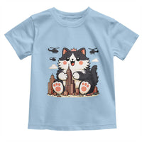 Cute Catzilla Toddler T Shirt The Ruler Of All Cute And Destructive Funny - Wonder Print Shop