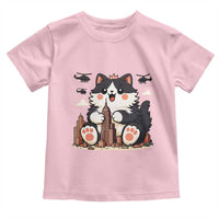Cute Catzilla Toddler T Shirt The Ruler Of All Cute And Destructive Funny - Wonder Print Shop