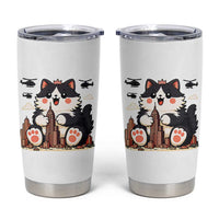 Cute Catzilla Tumbler Cup The Ruler Of All Cute And Destructive Funny