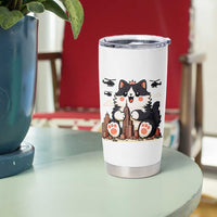 Cute Catzilla Tumbler Cup The Ruler Of All Cute And Destructive Funny