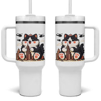 Cute Catzilla Tumbler With Handle The Ruler Of All Cute And Destructive Funny