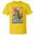 Catzilla T Shirt Kawaii Cat Monster Japanese Sun Wave Art - Wonder Print Shop