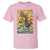 Catzilla T Shirt Kawaii Cat Monster Japanese Sun Wave Art - Wonder Print Shop