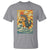 Catzilla T Shirt Kawaii Cat Monster Japanese Sun Wave Art - Wonder Print Shop