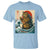 Catzilla T Shirt Cute Cat Eating Ramen Japanese Sun Wave Art - Wonder Print Shop