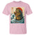 Catzilla T Shirt Cute Cat Eating Ramen Japanese Sun Wave Art - Wonder Print Shop