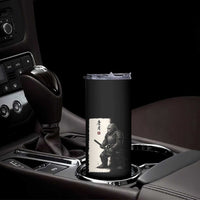 Samurai Bigfoot Skinny Tumbler Japanese Vintage Graphic Sumie Warrior Art