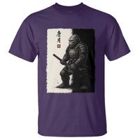 Samurai Bigfoot T Shirt Japanese Vintage Graphic Sumie Warrior Art - Wonder Print Shop