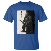 Samurai Bigfoot T Shirt Japanese Vintage Graphic Sumie Warrior Art - Wonder Print Shop