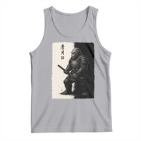 Samurai Bigfoot Tank Top Japanese Vintage Graphic Sumie Warrior Art - Wonder Print Shop