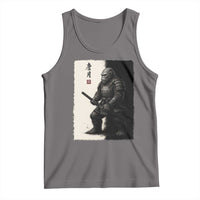 Samurai Bigfoot Tank Top Japanese Vintage Graphic Sumie Warrior Art - Wonder Print Shop