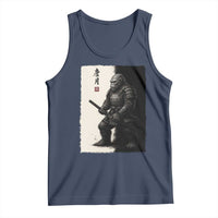Samurai Bigfoot Tank Top Japanese Vintage Graphic Sumie Warrior Art - Wonder Print Shop