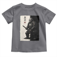 Samurai Bigfoot Toddler T Shirt Japanese Vintage Graphic Sumie Warrior Art - Wonder Print Shop