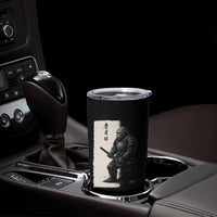 Samurai Bigfoot Tumbler Cup Japanese Vintage Graphic Sumie Warrior Art