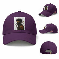 Afro American Samurai Baseball Cap Japanese Vintage Graphic Sumie Katana