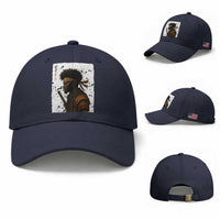 Afro American Samurai Baseball Cap Japanese Vintage Graphic Sumie Katana
