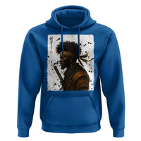 Afro American Samurai Hoodie Japanese Vintage Graphic Sumie Katana - Wonder Print Shop